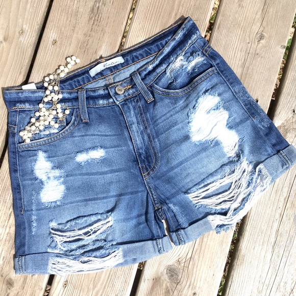 kancan boyfriend shorts